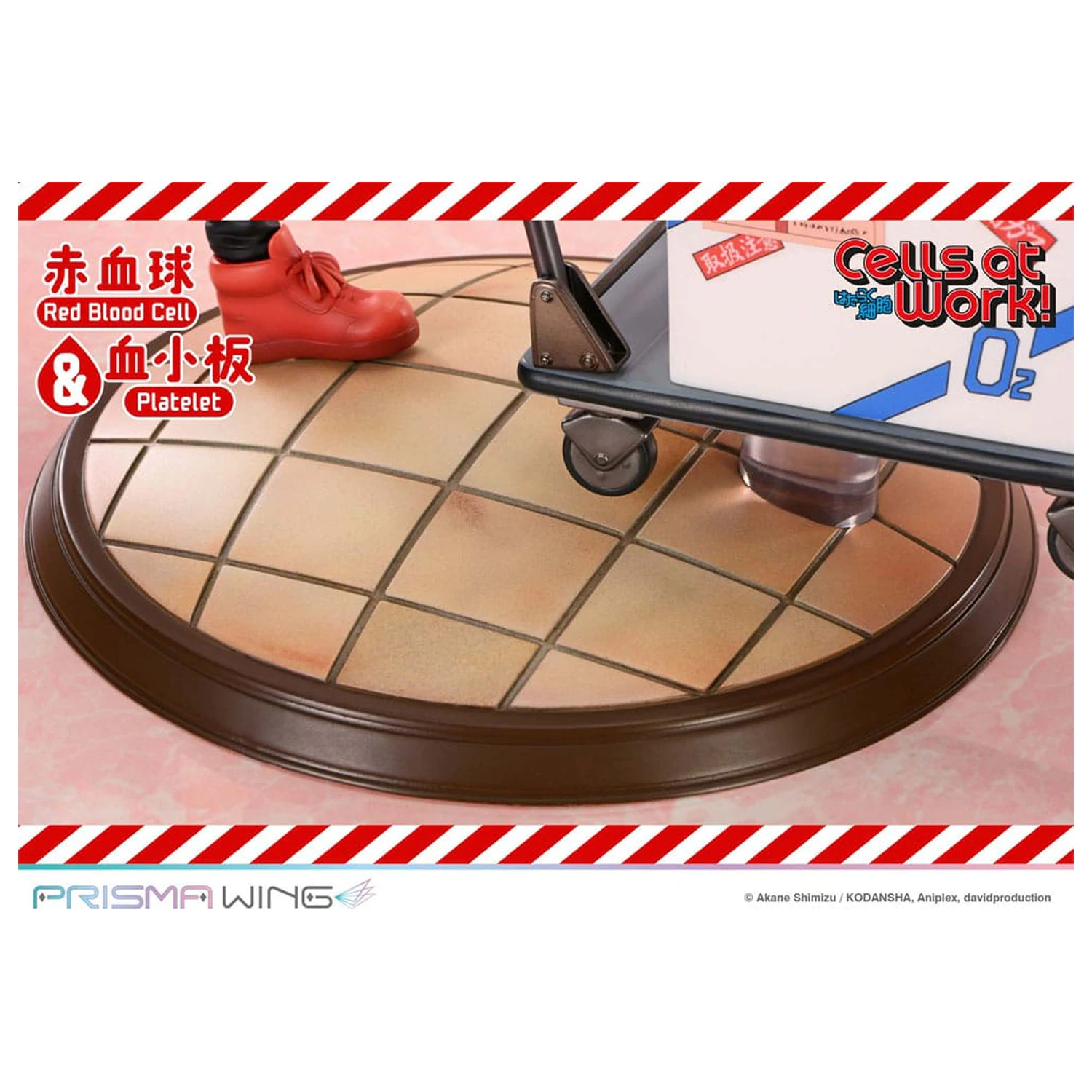 Cells at Work Prisma Wing Red Blood Cell & Platelet PVC szobor figura 26 cm  termékfotó