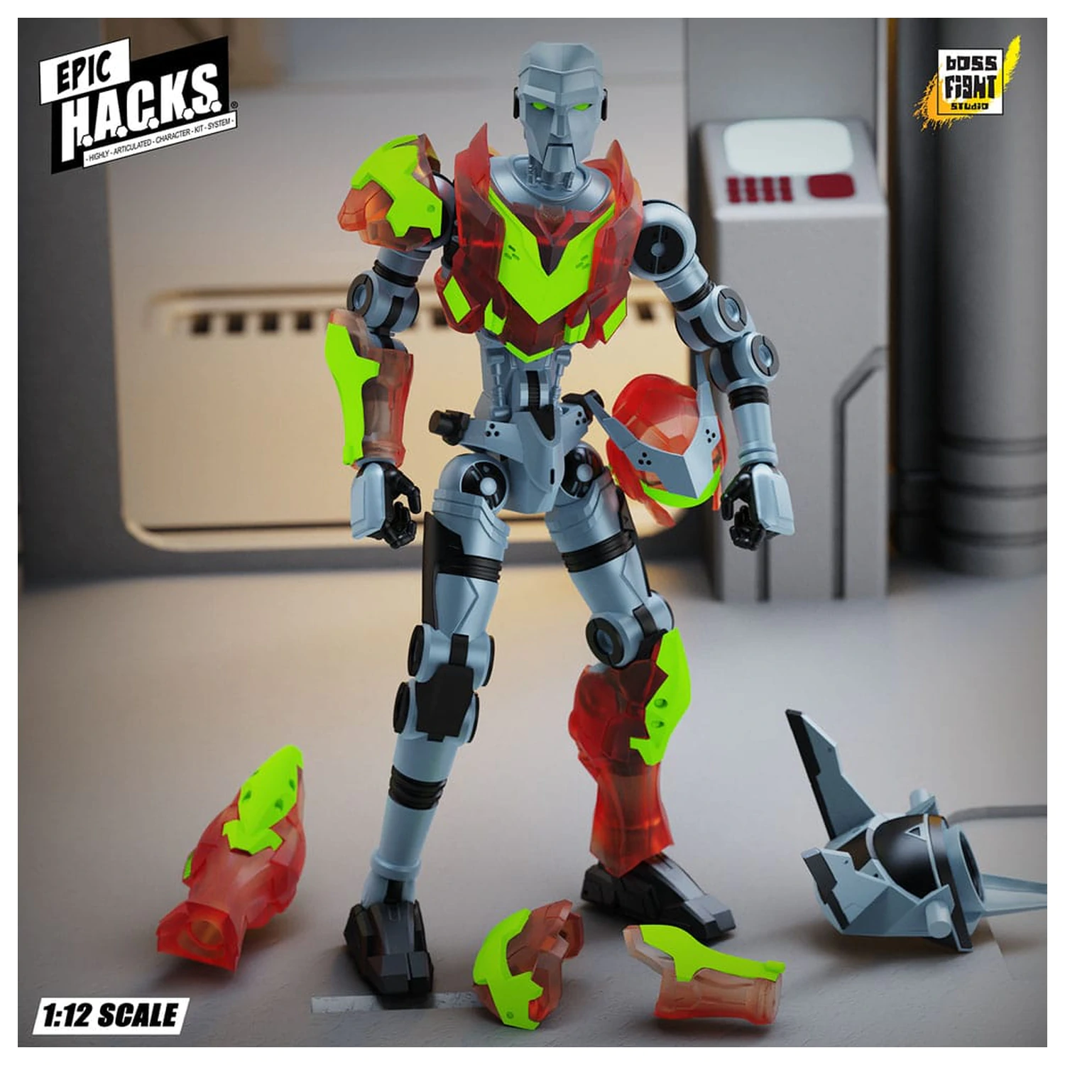 CGT Corp Epic H.A.C.K.S. akciófigura 1/12 Wave 1 CGT Combat Drone: Agile Battle Robot 18 cm  termékfotó