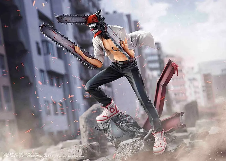 Chainsaw Man 1/7 Chainsaw Man PVC szobor figura 26 cm termékfotó