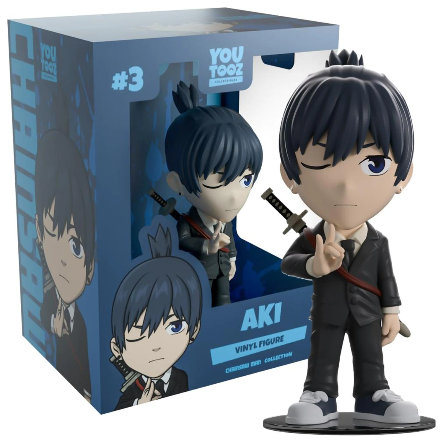 Chainsaw Man Aki figura Youtooz 12.5cm termékfotó