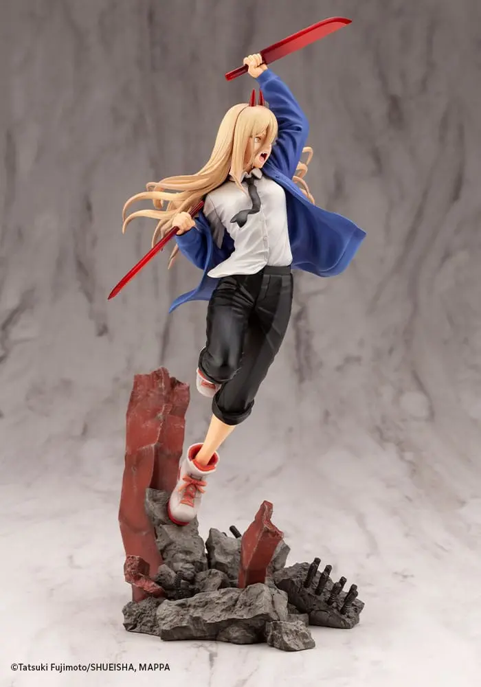 Chainsaw Man ARTFXJ 1/8 Power Bonus Edition szobor figura 29 cm termékfotó