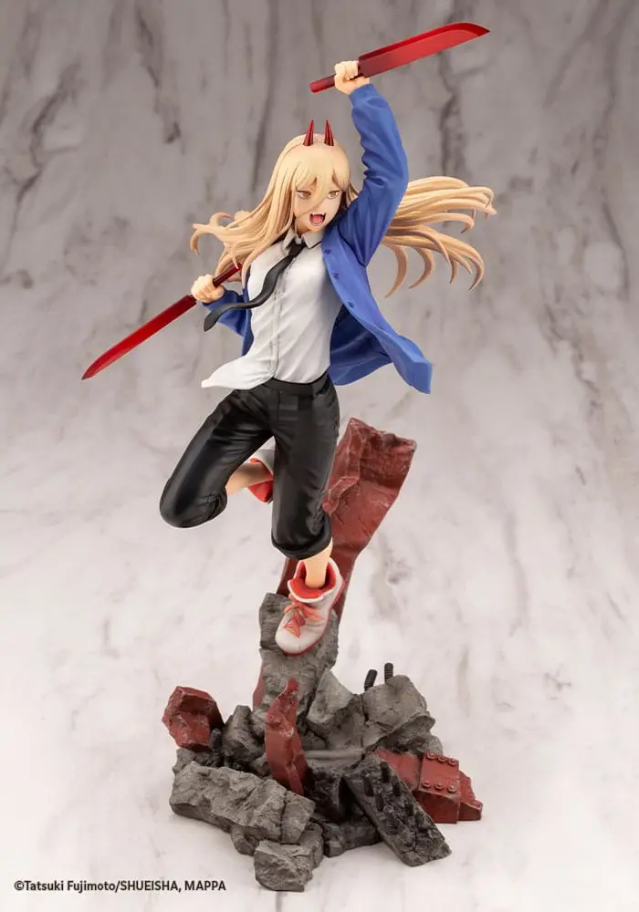 Chainsaw Man ARTFXJ 1/8 Power Bonus Edition szobor figura 29 cm termékfotó