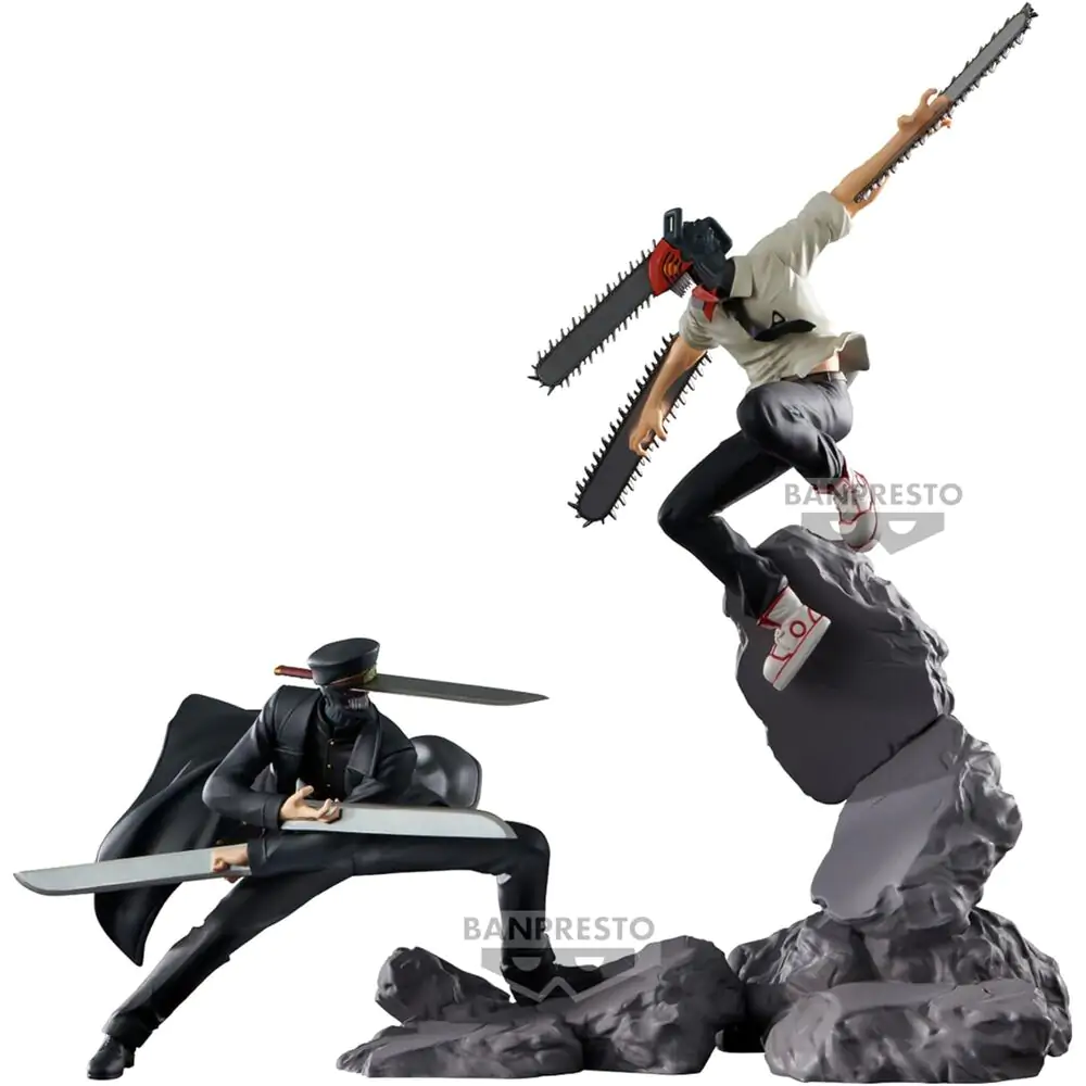 Chainsaw Man Combination Battle Katana Man Samurai Sword figura 18cm termékfotó