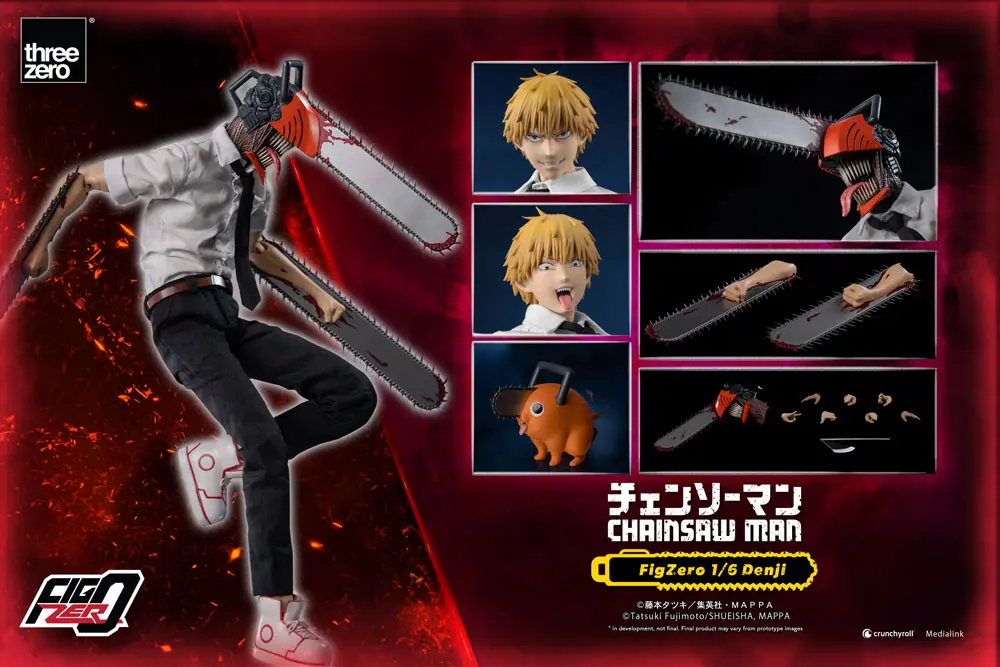 Chainsaw Man FigZero 1/6 Denji akciófigura 29 cm termékfotó