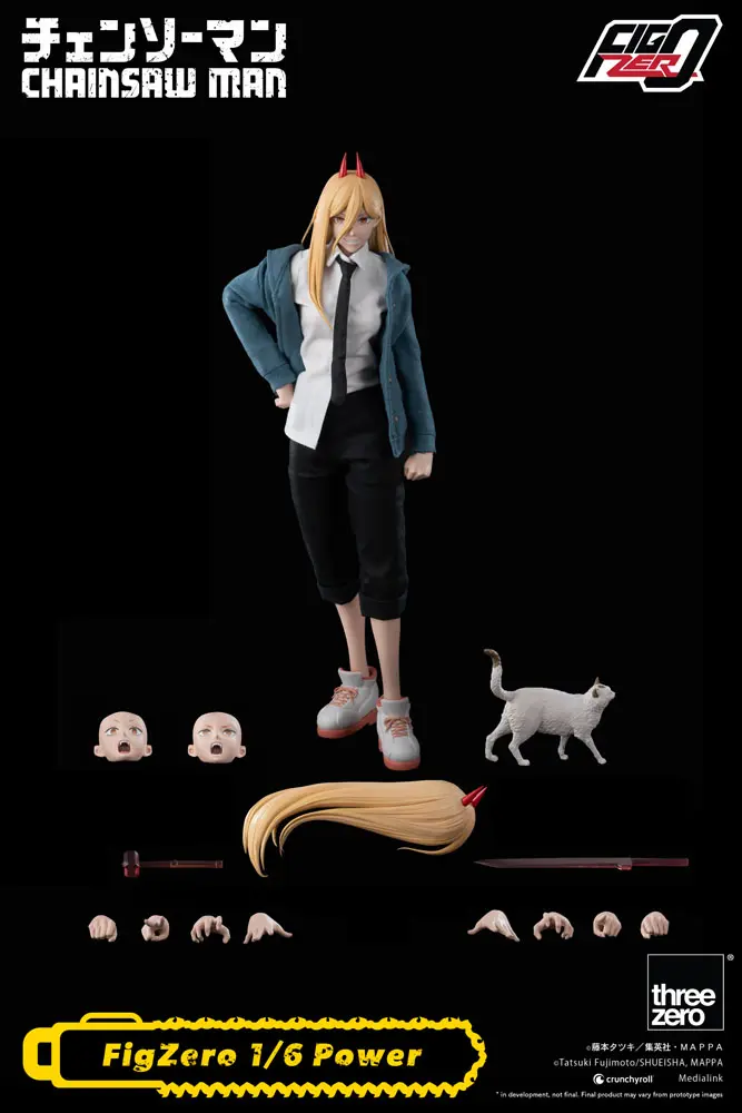 Chainsaw Man FigZero 1/6 Power akciófigura 28 cm termékfotó