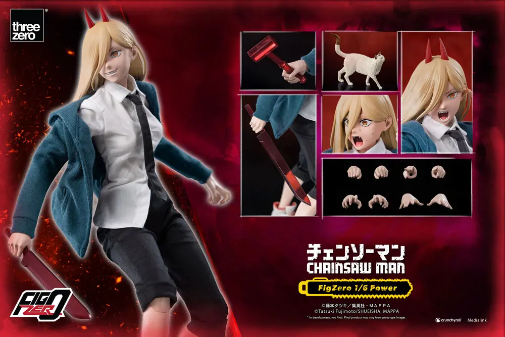 Chainsaw Man FigZero 1/6 Power akciófigura 28 cm termékfotó