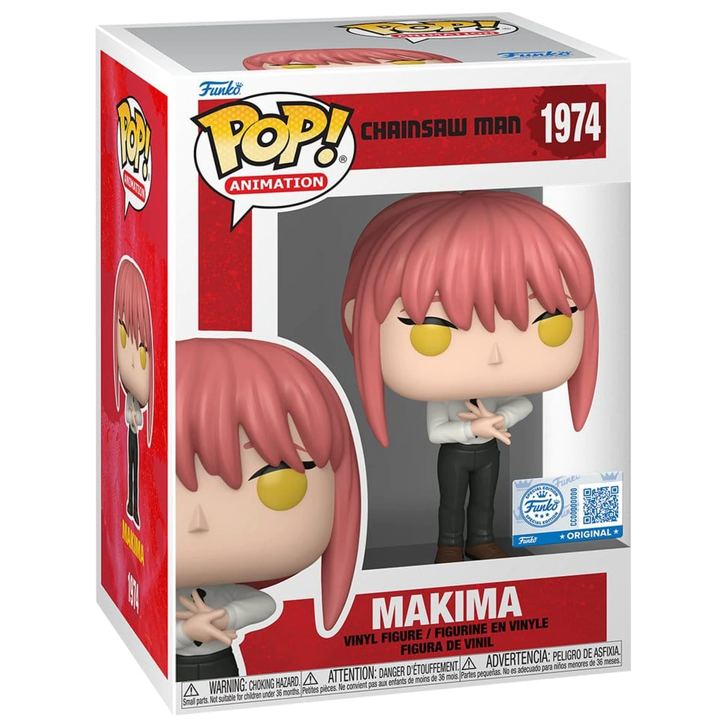 Chainsaw Man Funko POP! Animation Vinyl figura Makima Exkluzív Edition 9 cm termékfotó