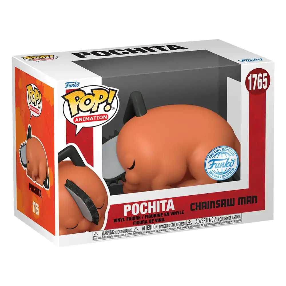 Chainsaw Man Funko POP! Movies Vinyl figura Sleeping Pochita Exkluzív 9 cm termékfotó