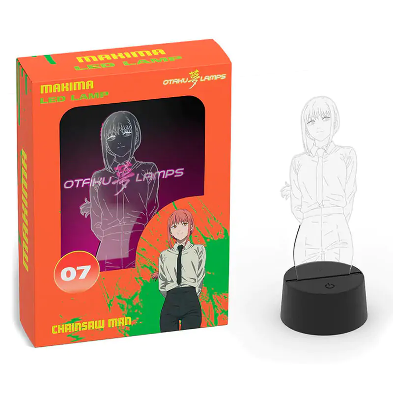 Chainsaw Man Makima LED lámpa 20cm termékfotó