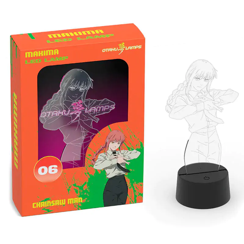 Chainsaw Man Makima LED lámpa 20cm termékfotó