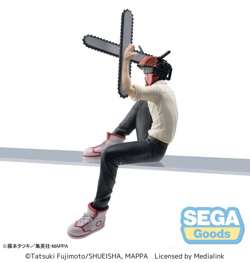 Chainsaw Man PM Perching Chainsaw Man PVC szobor figura 14 cm termékfotó