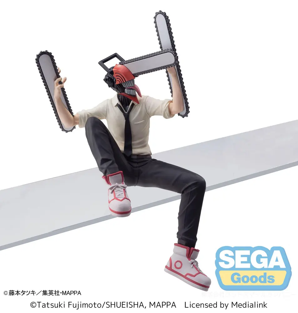 Chainsaw Man PM Perching Chainsaw Man PVC szobor figura 14 cm termékfotó