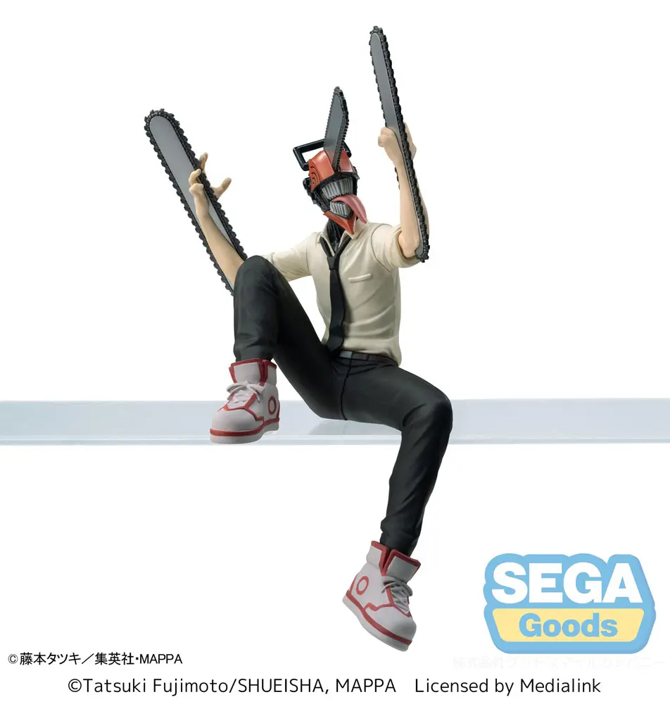 Chainsaw Man PM Perching Chainsaw Man PVC szobor figura 14 cm termékfotó