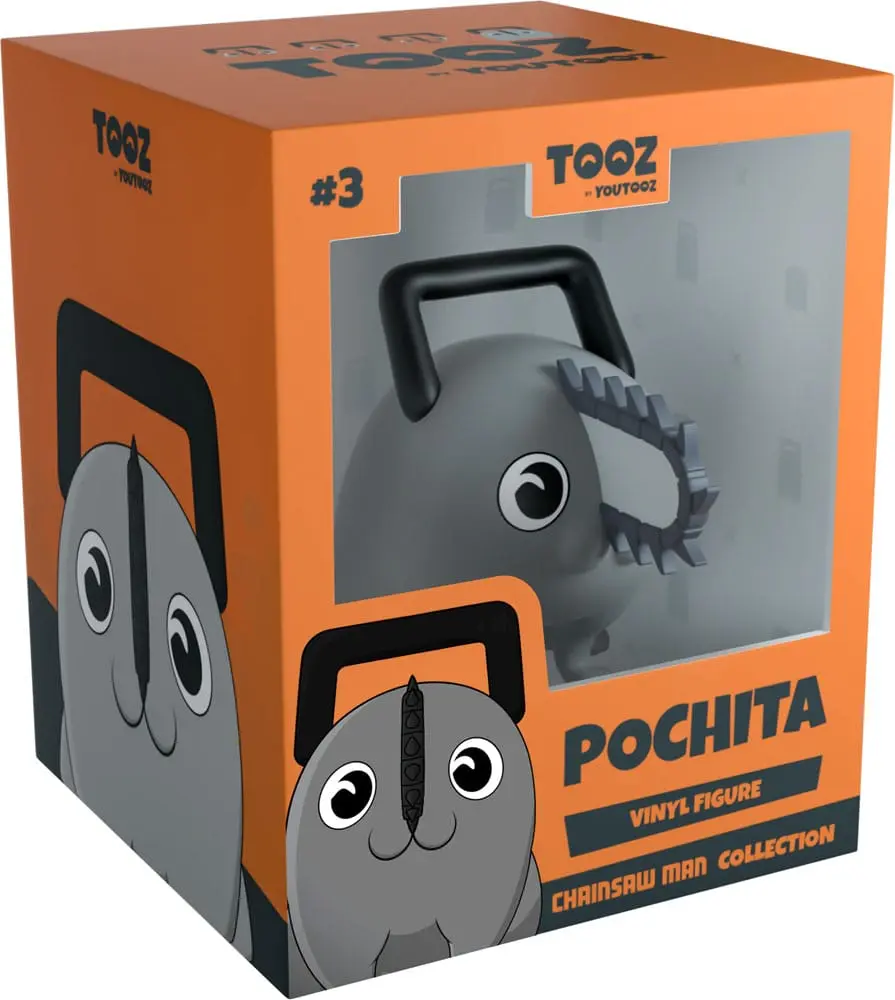 Chainsaw Man Pochits Black & White Vinyl figura 6 cm termékfotó