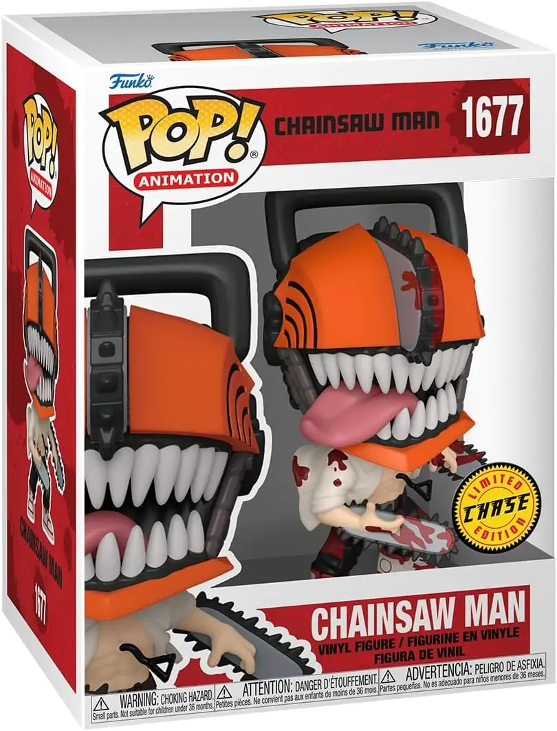 Chainsaw Man POP! Animation Vinyl Figura Chainsaw Man 9 cm Chase termékfotó