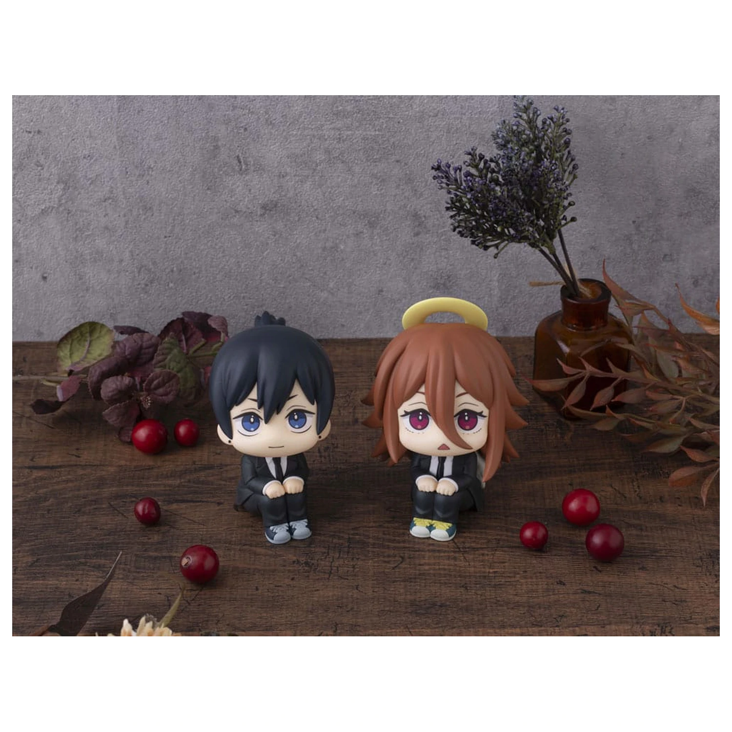 Chainsaw Man The Movie: Reze Arc Look Up PVC szobor figura csomag Aki Hayakawa Smile Ver. & Angel Devil Set (with gift) 11 cm  termékfotó