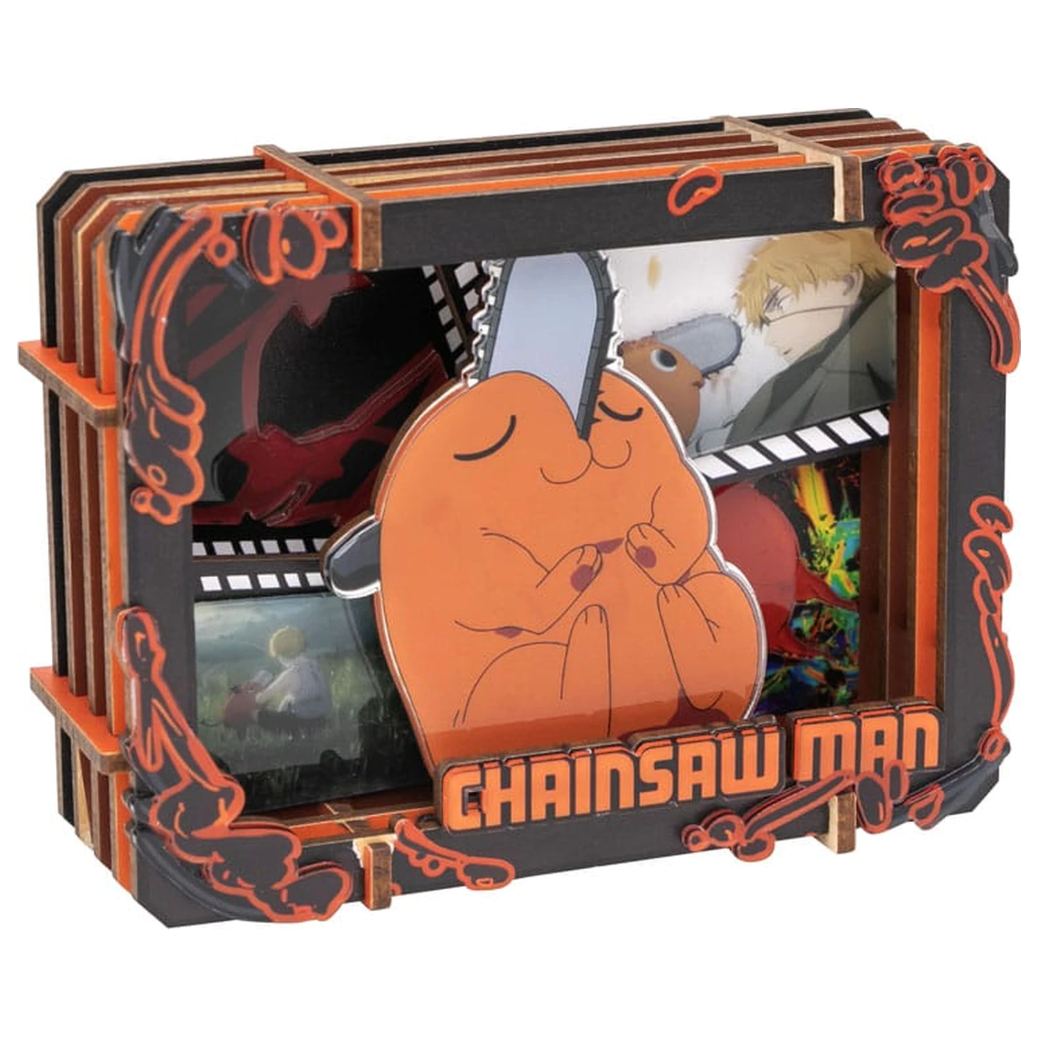 Chainsaw Man Wooden Gallery (S) Pochita modell készlet termékfotó