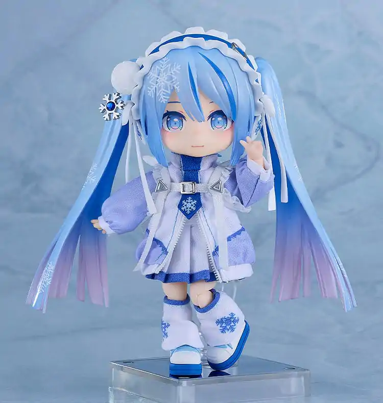 Character Vocal Series 01: Hatsune Miku Nendoroid Doll akciófigura Snow Miku: Yukiiro Pop Ver. 14 cm termékfotó