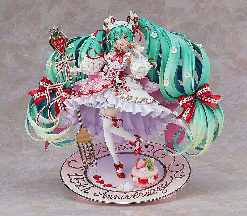 Character Vocal Series 01 Hatsune Miku 1/7 Hatsnune Miku 15th Anniversary Ver. PVC szobor figura 29 cm termékfotó