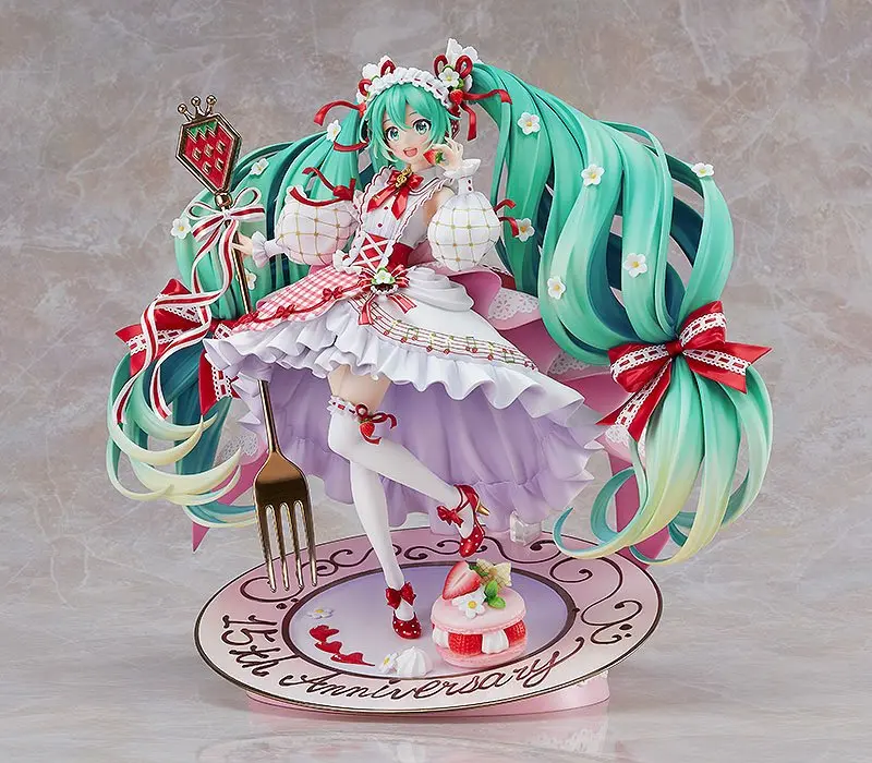 Character Vocal Series 01 Hatsune Miku 1/7 Hatsnune Miku 15th Anniversary Ver. PVC szobor figura 29 cm termékfotó