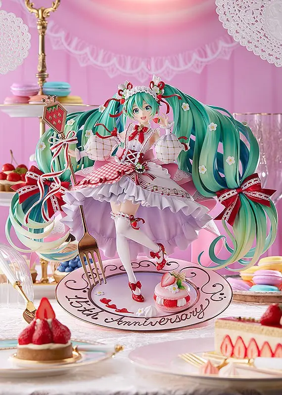 Character Vocal Series 01 Hatsune Miku 1/7 Hatsnune Miku 15th Anniversary Ver. PVC szobor figura 29 cm termékfotó