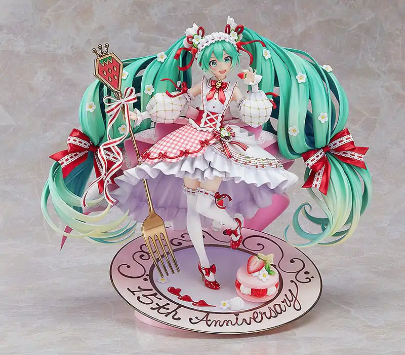 Character Vocal Series 01: Hatsune Miku 1/7 Hatsune Miku: 15th Anniversary Ver. PVC szobor figura 29 cm termékfotó