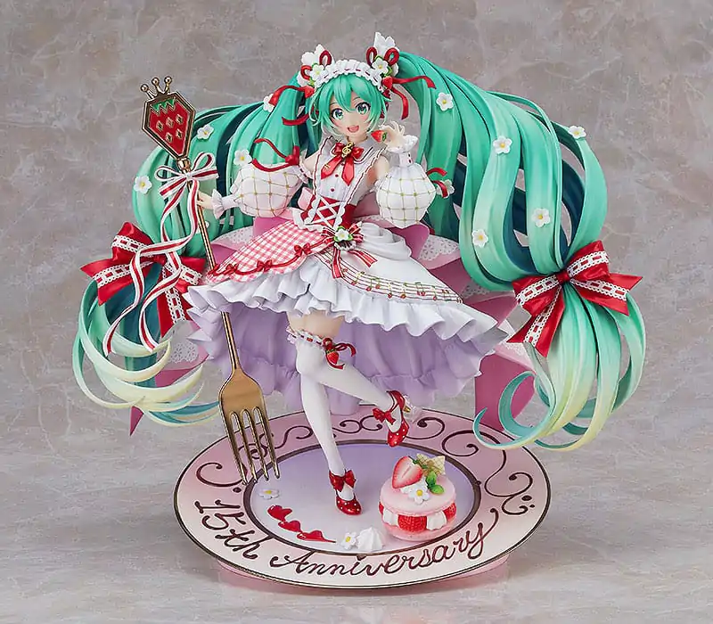 Character Vocal Series 01: Hatsune Miku 1/7 Hatsune Miku: 15th Anniversary Ver. PVC szobor figura 29 cm termékfotó