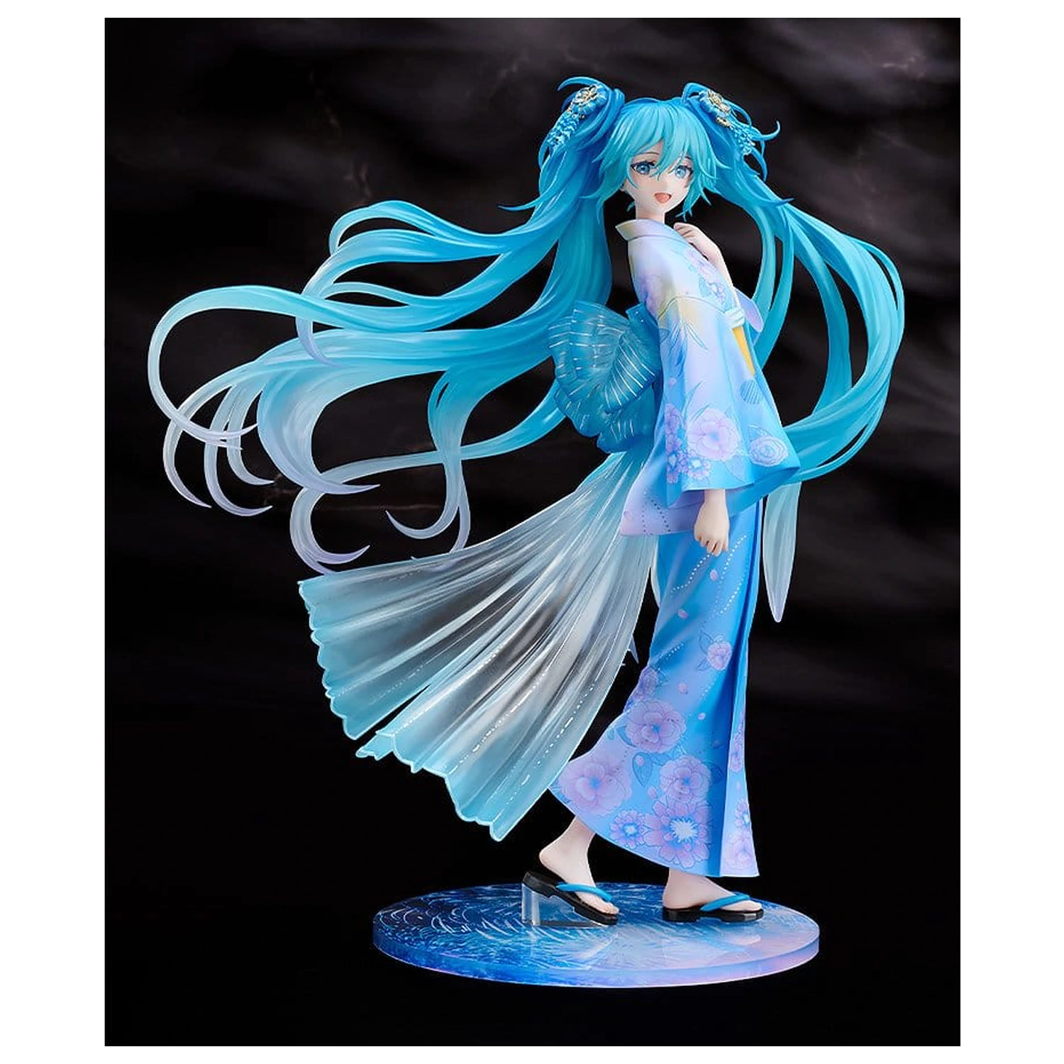 Character Vocal Series 01: Hatsune Miku 1/7 Music & Fire Works Ver. PVC figura 23 cm termékfotó