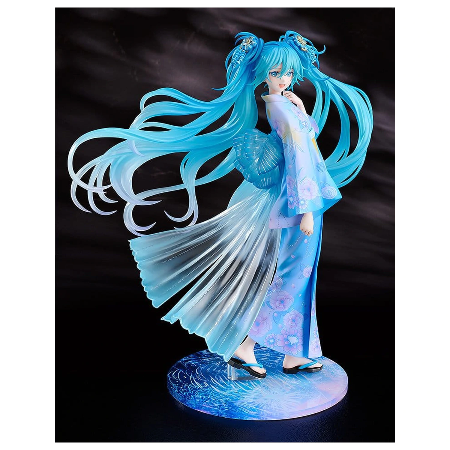 Character Vocal Series 01: Hatsune Miku 1/7 Music & Fire Works Ver. PVC figura 23 cm termékfotó