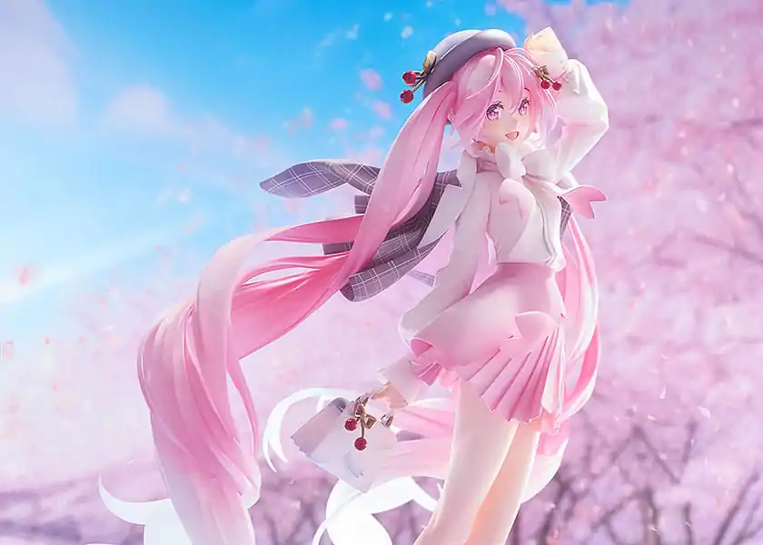 Character Vocal Series 01: Hatsune Miku 1/7 Sakura Miku: Hanami Outfit Ver. PVC szobor figura 28 cm termékfotó