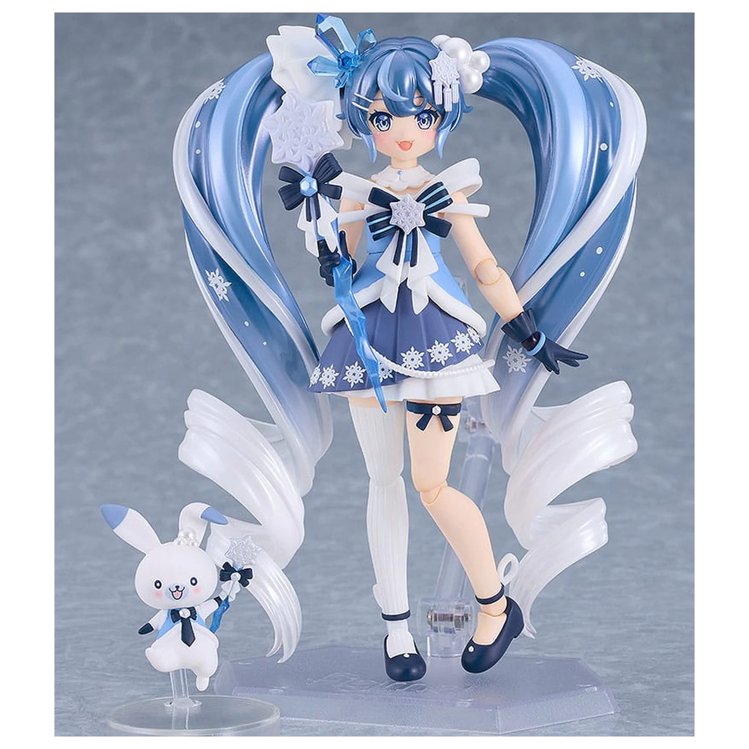 Character Vocal Series 01: Hatsune Miku Figma akciófigura Snow Miku: Crystal Snow Ver. 13 cm  termékfotó
