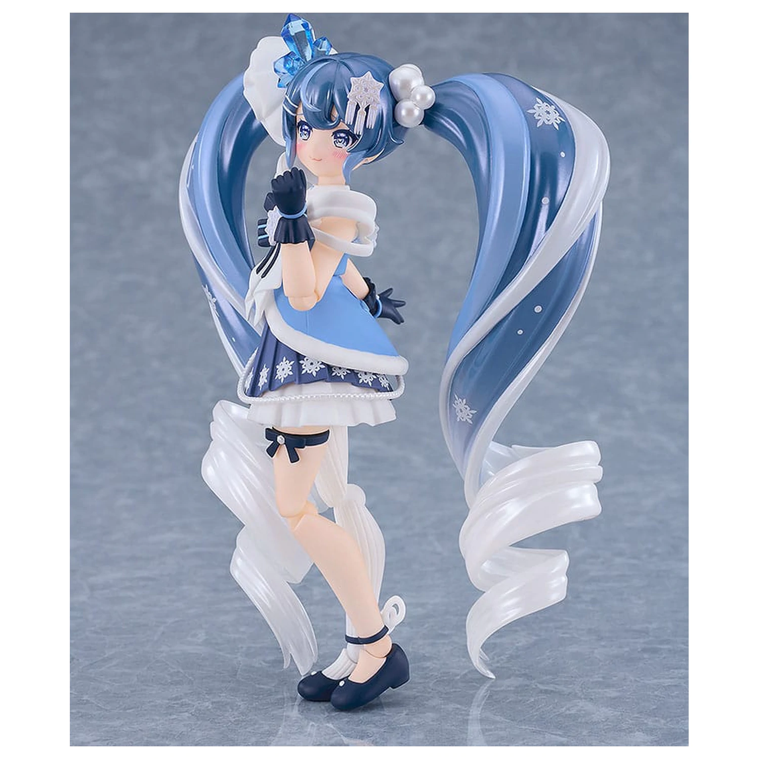 Character Vocal Series 01: Hatsune Miku Figma akciófigura Snow Miku: Crystal Snow Ver. 13 cm  termékfotó