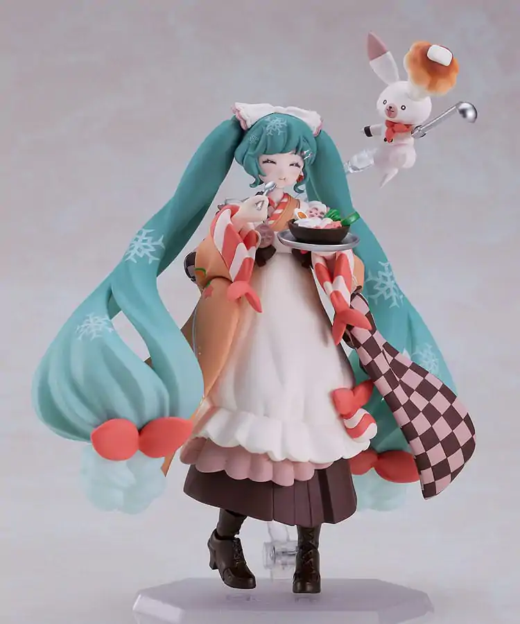 Character Vocal Series 01: Hatsune Miku Figma akciófigura Snow Miku: Winter Delicacy Ver. 14 cm termékfotó