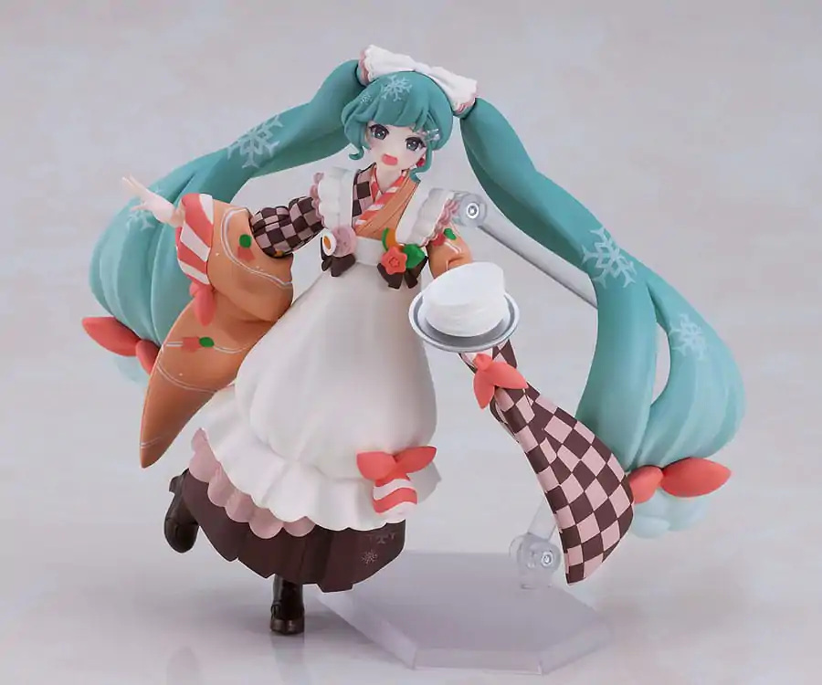 Character Vocal Series 01: Hatsune Miku Figma akciófigura Snow Miku: Winter Delicacy Ver. 14 cm termékfotó