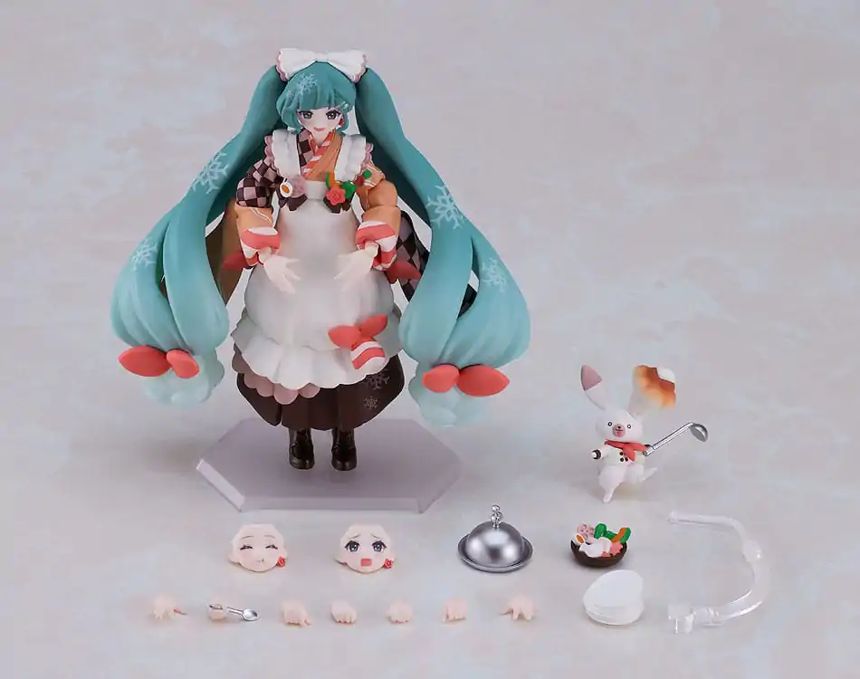 Character Vocal Series 01: Hatsune Miku Figma akciófigura Snow Miku: Winter Delicacy Ver. 14 cm termékfotó