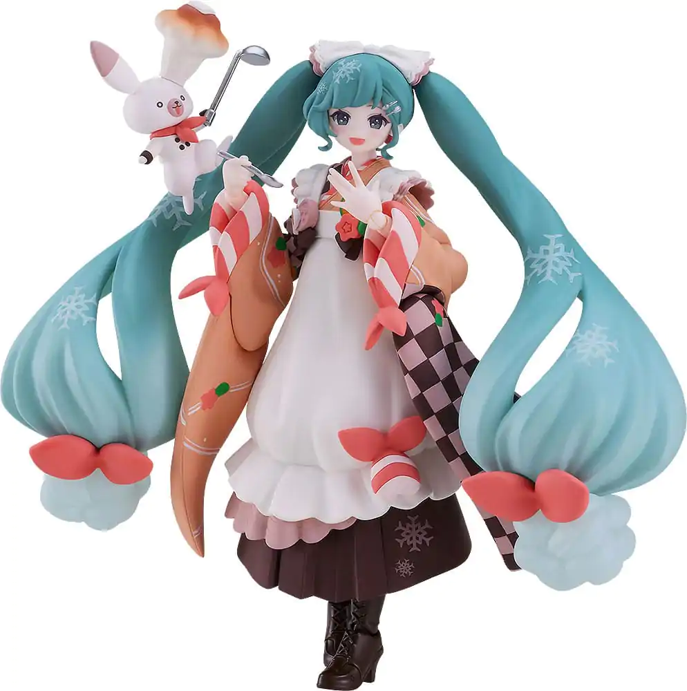 Character Vocal Series 01: Hatsune Miku Figma akciófigura Snow Miku: Winter Delicacy Ver. 14 cm termékfotó