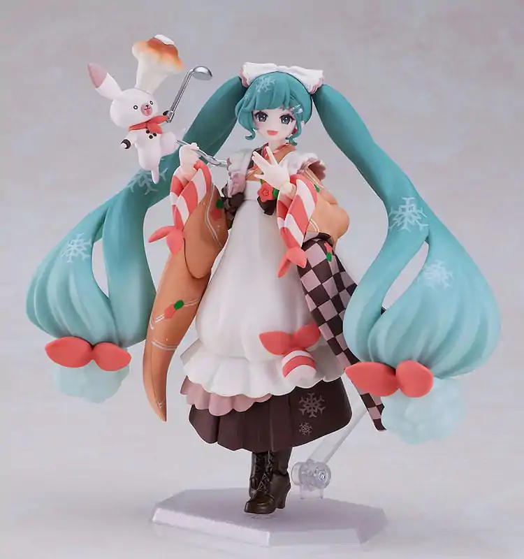 Character Vocal Series 01: Hatsune Miku Figma akciófigura Snow Miku: Winter Delicacy Ver. 14 cm termékfotó