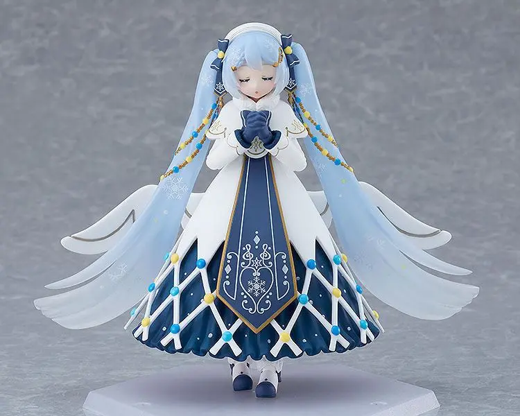 Character Vocal Series 01: Hatsune Miku Figma Snow Miku: Glowing Snow Ver. akciófigura 14 cm termékfotó