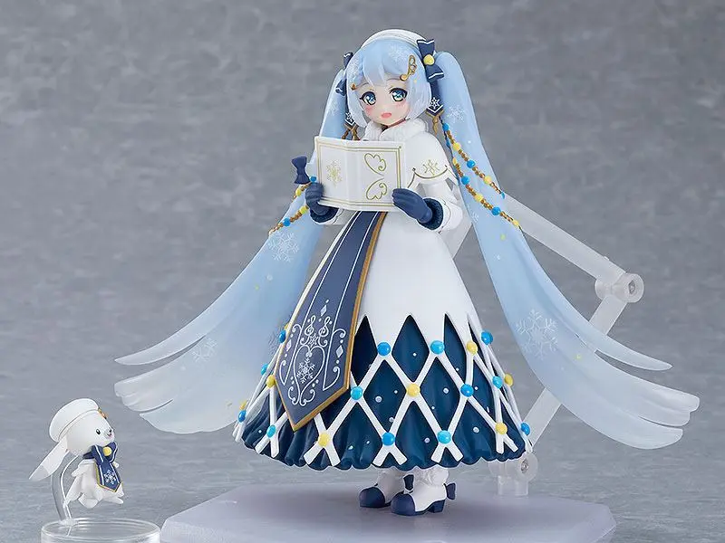 Character Vocal Series 01: Hatsune Miku Figma Snow Miku: Glowing Snow Ver. akciófigura 14 cm termékfotó