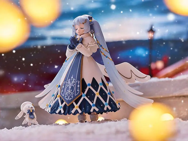 Character Vocal Series 01: Hatsune Miku Figma Snow Miku: Glowing Snow Ver. akciófigura 14 cm termékfotó