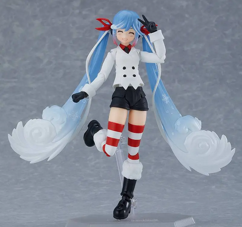 Character Vocal Series 01: Hatsune Miku Figma Snow Miku: Grand Voyage Ver. akciófigura 13 cm termékfotó