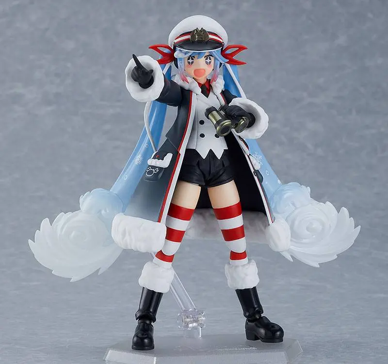 Character Vocal Series 01: Hatsune Miku Figma Snow Miku: Grand Voyage Ver. akciófigura 13 cm termékfotó