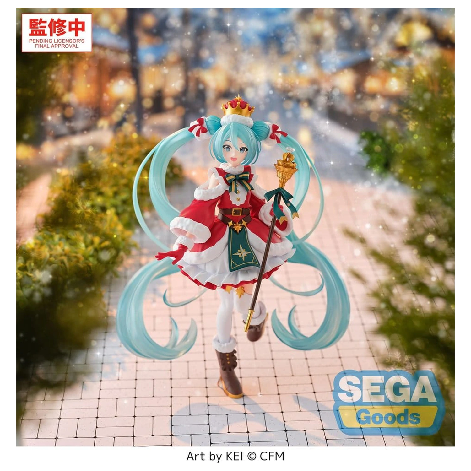 Character Vocal Series 01: Hatsune Miku FIGURIZMa Christmas 2026 PVC figura 27 cm termékfotó
