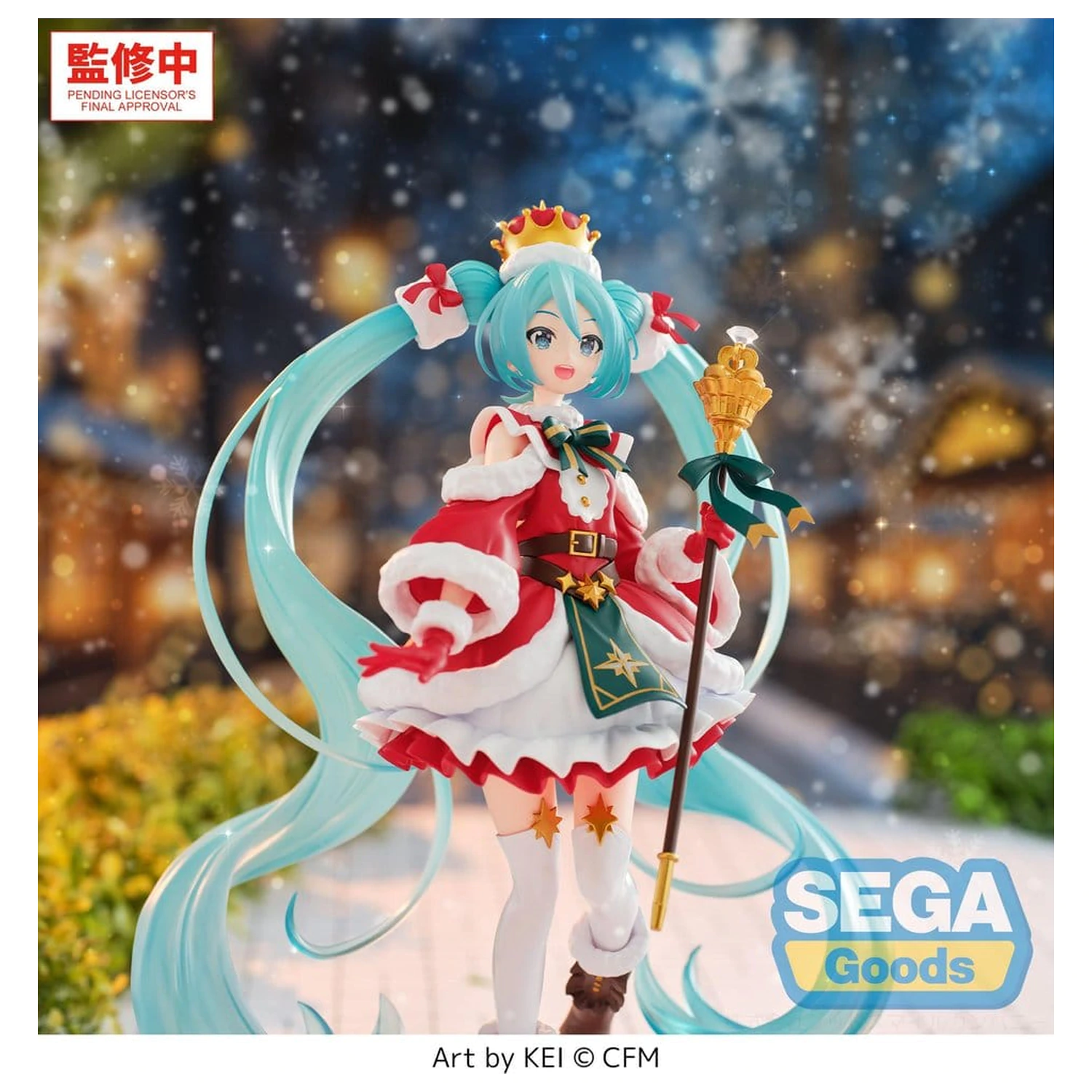 Character Vocal Series 01: Hatsune Miku FIGURIZMa Christmas 2026 PVC figura 27 cm termékfotó