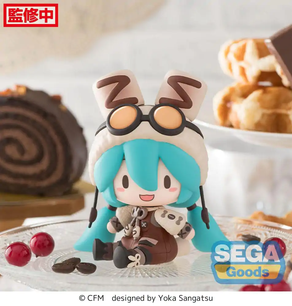 Character Vocal Series 01: Hatsune Miku Fuwa Petit Chibi figura Hatsune Miku Marshmallow Hot Cocoa 10 cm termékfotó