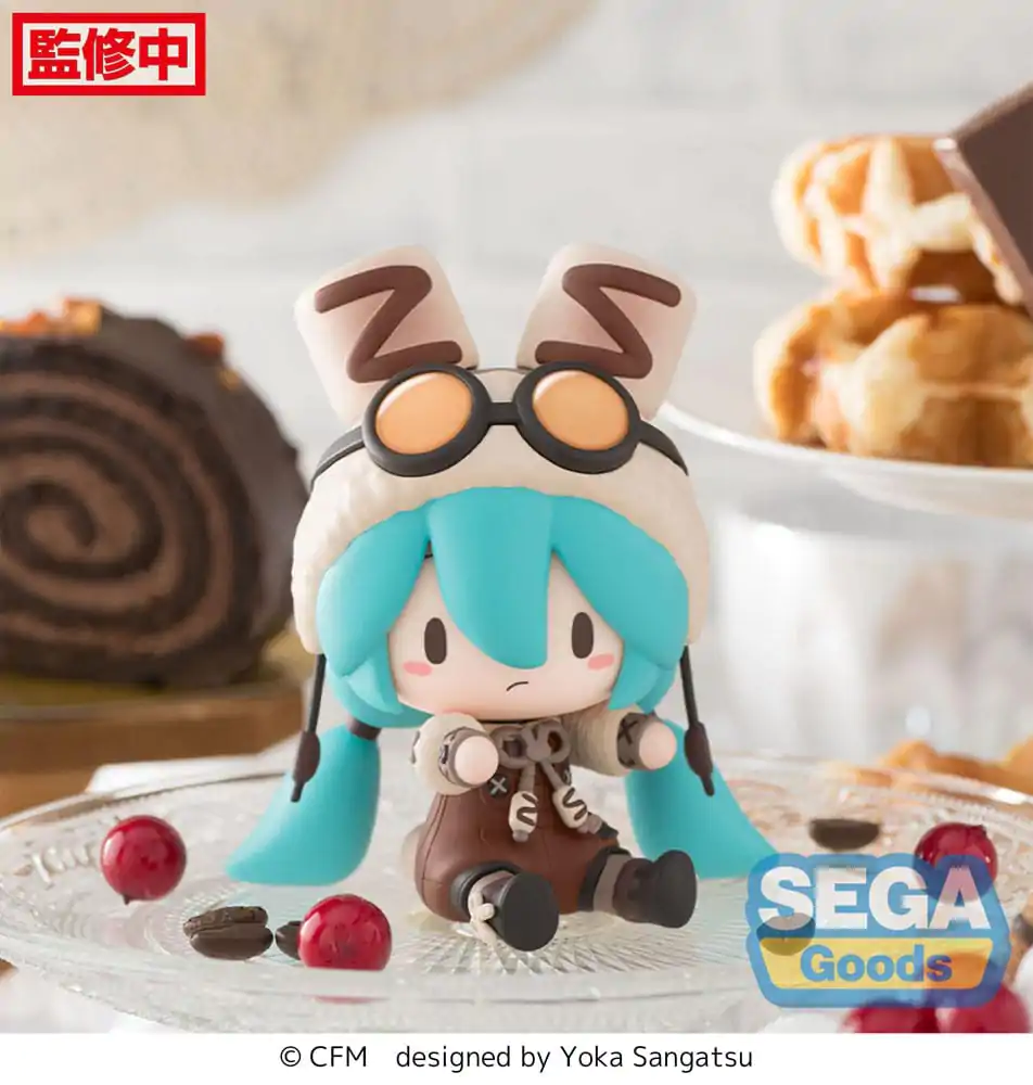 Character Vocal Series 01: Hatsune Miku Fuwa Petit Chibi figura Hatsune Miku Marshmallow Hot Cocoa 10 cm termékfotó