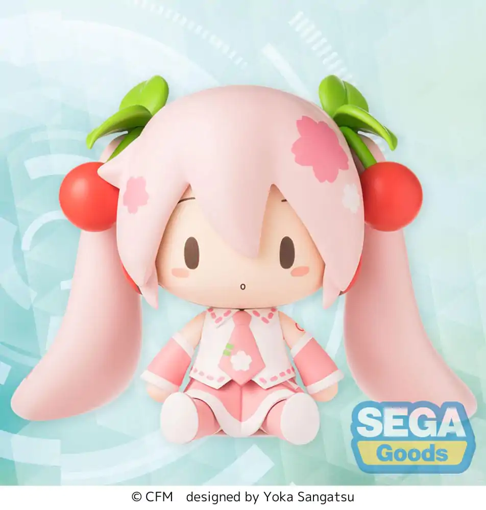 Character Vocal Series 01: Hatsune Miku Fuwa Petit Chibi figura Sakura Miku 8 cm  termékfotó