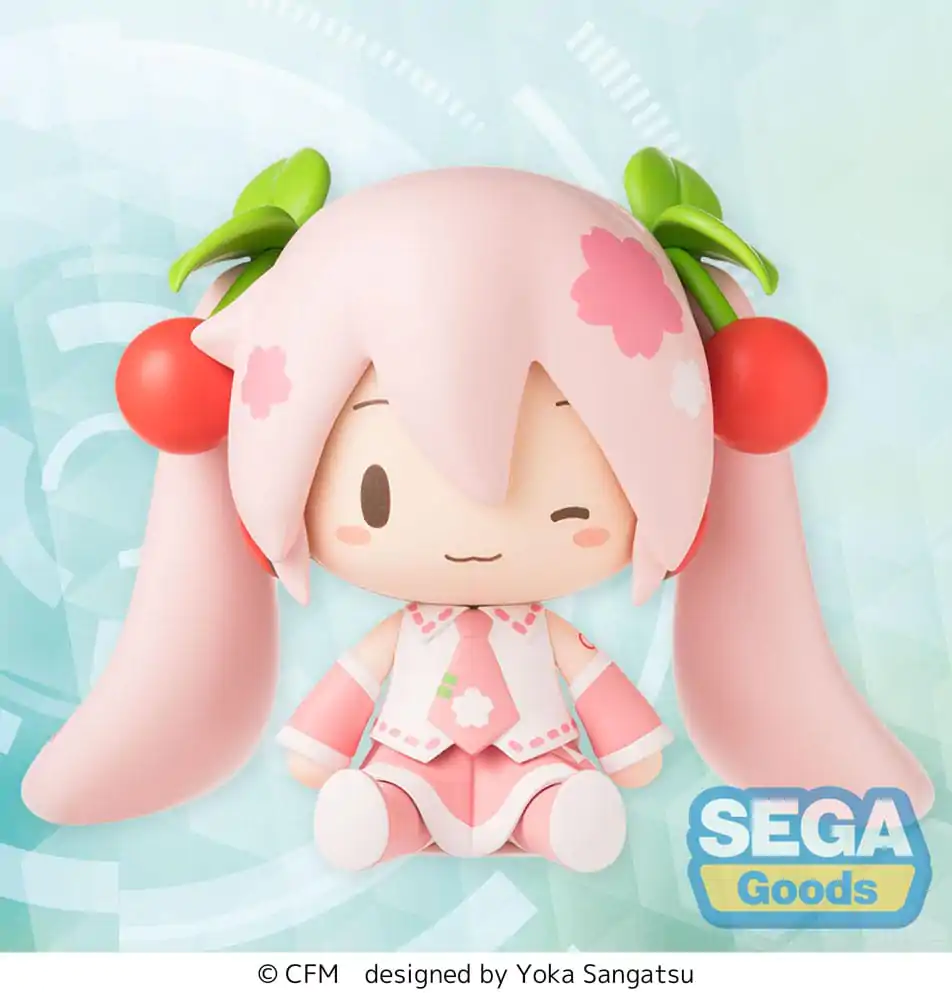 Character Vocal Series 01: Hatsune Miku Fuwa Petit Chibi figura Sakura Miku 8 cm  termékfotó