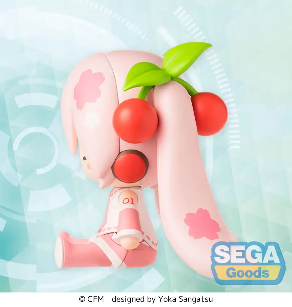 Character Vocal Series 01: Hatsune Miku Fuwa Petit Chibi figura Sakura Miku 8 cm  termékfotó