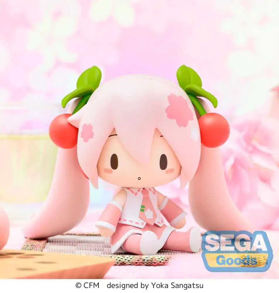 Character Vocal Series 01: Hatsune Miku Fuwa Petit Chibi figura Sakura Miku 8 cm  termékfotó